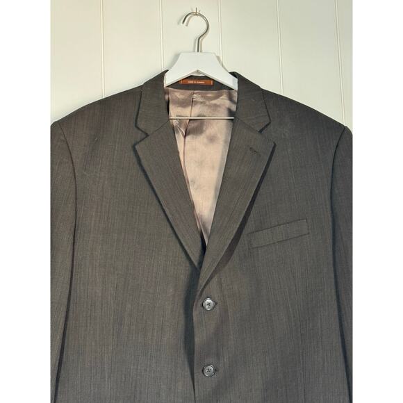 Michael Kors Wool Sport Coat Blazer Brown 48L Three Button Lined - Picture 4 of 11